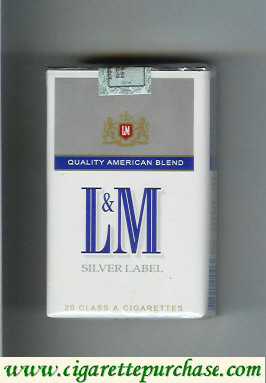 L&M Quality American Blend Silver Label cigarettes soft box